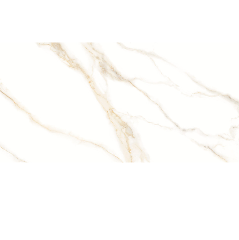 Piso Retificado Acetinado Calacata Sublime 56 x 113 cm Incopisos